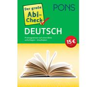 PONS Der große Abi-Check Deutsch: Prüfungswissen auf einen Bl (Copertina rigida)