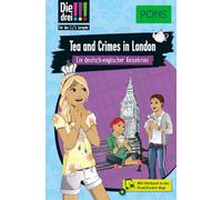PONS Die Drei !!! - Tea and Crimes in London: Ein deutsch-englischer Reisekrimi mit Hörbuch für das 2./3. Lernjahr