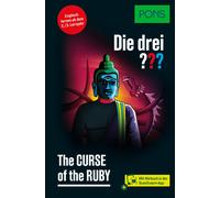 PONS Die Drei ??? The Curse of the Ruby: Englisch lernen mit Justus, (Tascabile)