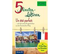 PONS GmbH PONS 5-Minuten-Lektüren Französisch A2 - Un été par (Copertina rigida)