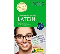 PONS Grammatik kurz & bündig Latein: Die beliebteste Nachschl (Copertina rigida)