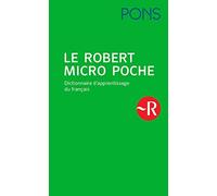 PONS Le Robert Micro Poche (HC): Dictionnaire d’apprentissage du fra (Tascabile)