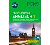 PONS Power-Sprachkurs Englisch 1: Intensivkurs für Erwachsene - effi (Tascabile)