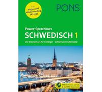 PONS Power-Sprachkurs Schwedisch 1: Schwedisch lernen für Anfänger mit Buch, Download und Online-Tests