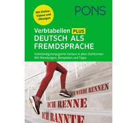 PONS Verbtabellen Plus Deutsch als Fremdsprache: Vollständig konjugi (Tascabile)