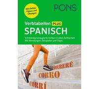 PONS Verbtabellen Plus Spanisch: Vollständig konjugierte Verben in a (Tascabile)