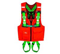 PONSA. IMBRACATURA DI SICUREZZA ANTICADUTA per lavori in quota con GILET DI SICUREZZA non rimovibile incorporato