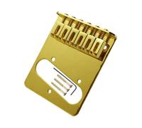 Ponte A Bobina Singola Con Foro Libero Cordiera Fissa Adatta Per Chitarra Elettrica SQ TL(Gold)