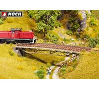 Ponte a travatura curvo R1 con piloni 36 cm HO NH67025 - noch modellismo