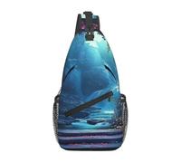 Ponte Arcuato Fiore Strada di Montagna Crossbody Borsa A Tracolla Viaggio Petto Pack Sling Zaino Per Gli Uomini Escur