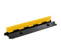 Ponte cavi a 1 canale, in gomma, 100 cm, per cartelli di parcheggio, resistente alle intemperie e durevole, ideale per esterni e protezione dei cavi