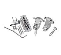 Ponte chitarra elettrica 1 Set Ponte Del Rullo Di Ferro Di Ferro Tremolo Con Fermo A Corda FAI DA TE Per Parti Per Chitarra Elettrica