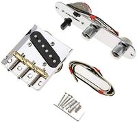 Ponte chitarra elettrica 6 Corde Saddle Bridge Plate Plate Con Convertitore A 3 Vie Placca Convertitore Set Di Pickup Per Chitarre Elettriche Pezzi Di Ricambio