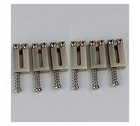 Ponte chitarra elettrica 6 PCS Guitar Bridge Brass Selle Standard 10.5mm * 5.4 * 20.3 Per ST/TL.
