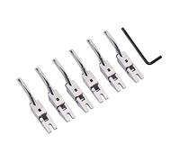 Ponte chitarra elettrica 6 PCS Guitar Bridge String Saddles Tremolo Bridge Bloccato String Sella Per Chitarra Elettrica Accessori