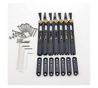 Ponte chitarra elettrica Black Single Headless Bridge Guitar Guitar Bridge Fret - Single Ponti In Ottone Fisso In Ottone Per 6,7,8, 9 Chitarra Elettrica Stringa (Color : 7 Strings)