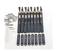Ponte chitarra elettrica Black Single Headless Bridge Guitar Guitar Bridge Fret - Single Ponti In Ottone Fisso In Ottone Per 6,7,8, 9 Chitarra Elettrica Stringa (Color : 8 Strings)
