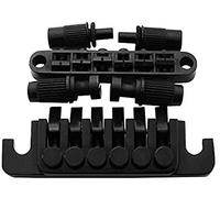 Ponte chitarra elettrica Chitarra BM003 Bridge Saddle Bridge E Retrò TP6 Stop Leva Lock String String Combinazione Sostituzione Per Gibson Les Paul LP SG Style Style Chitarra Elettrica A 6 Corde (Col
