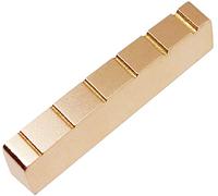 Ponte chitarra elettrica Doce Di Chitarra In Ottone, Parte Di Ricambio Per Dado Piatta Pre- scanalata Per 6 Corde LES PAUL LP Style Guitar Electric