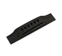 Ponte chitarra elettrica Ebony Guitar Bridge Parti Di Ricambio Legno Solido Accessori Per Chitarra Acustica 153 * 37 * 9mm Per Stile MT(Color:3A EBONY Bridge MT)