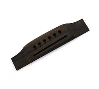 Ponte chitarra elettrica Ebony Guitar Bridge Parti Di Ricambio Legno Solido Accessori Per Chitarra Acustica 153 * 37 * 9mm Per Stile MT(Color:AB EBONY Bridge MT)