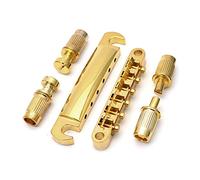 Ponte chitarra elettrica Ponte Di Chitarra D'oro Bloccaggio Di Blocco Tune-O-Matic Bridge E Taccolio Impostato Per Lp. Chitarra Elettrica