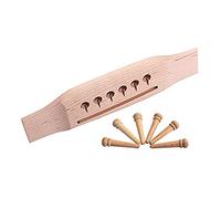 Ponte chitarra elettrica Ponte E Perni Per Ponte Per Chitarra Acustica Folk In Legno Di Acero Pioli Accessorio Per Strumenti A Corde Fai Da Te