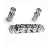 Ponte Chitarra Piastra Di Coda Del Ponte Modulare 87.2x20 Mm Per Basso A 4 Corde Spaziatura Delle Corde 15 Mm Cromata