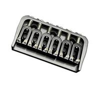 Ponte Chitarra Ponte fisso a sei corde 72.8x38 mm 10.6 in metallo rigido per chitarra elettrica nero