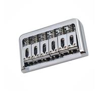 Ponte Chitarra Ponte fisso in argento 76.5x44.5 mm accessorio hardtail adatto per chitarra elettrica a 6 corde