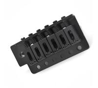 Ponte Chitarra Set di ponti tremolo singoli neri per chitarra elettrica per destrimani selletta piatta a 6 corde