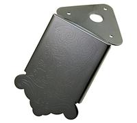 Ponte cordiera mandolino con coda fiore modello parti di ricambio - nero