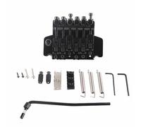 Ponte del sistemas tremolo, stabilizzatore a molla per chitarra, cursore tremolo per chitarra elettrica per effetti vibrato precisi e senza soluzione di continuità (Black)