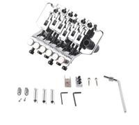 Ponte del sistemas tremolo, stabilizzatore a molla per chitarra, cursore tremolo per chitarra elettrica per effetti vibrato precisi e senza soluzione di continuità (Silver)