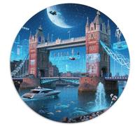 Ponte della Torre1000 Pezzi Rotonda Puzzle costruzioneAdulti Strumento Musicale Puzzle Per Bambini Decompressione E Regalo Educativi Per Bambini Difficile E Impossibile1000pcs (67.5x67.5cm)