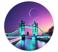 Ponte della Torre1000 Pezzi Rotonda Puzzle costruzionePuzzle Classico Bel Regalo Per Amici Di Famiglia Educativi Per Bambini Impossible1000pcs (67.5x67.5cm)