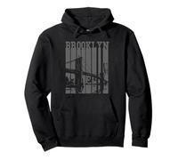 Ponte di Brooklyn New York City Pride NYC NY Vintage Felpa con Cappuccio