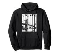 Ponte di Brooklyn New York City Pride NYC NY Vintage Felpa con Cappuccio