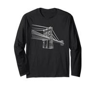 Ponte di Brooklyn New York Maglia a Manica