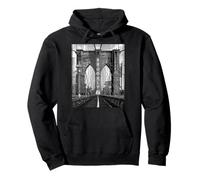 Ponte di Brooklyn NYC New York NY Vintage Felpa con Cappuccio
