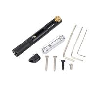 Ponte di chitarra senza testa, 5 6 7 String Black Single Bass Guitar Bridge Brass Selle String Bridge fisso per chitarra senza testa