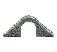 Ponte di pietra ornamento per giardini bonsai acquario paesaggistica roccioso e applicazioni di decorazione zen da tavolo (grande)