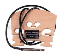 Ponte di violino 4/4 in legno con pick -up piezo internamente Piccolo di violino ad alta sensibilità per violini a grandezza naturale per 4/4 violini a grandezza naturale