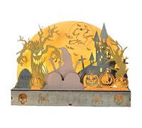 Ponte di zucche di Halloween con la luce del LED facile per le feste in case e lo spazio di eventi infestati creatori di atmosfere