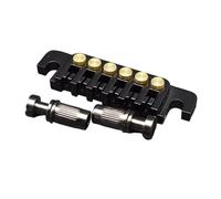 Ponte E Cordiera Vintage Per Chitarre Elettriche Professionali A Sei Corde Con Borchie E Inserti Chitarra Bridge(Bk)