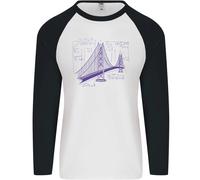 Ponte Equazione Fisica Matematica Smanettone Uomo L/S Baseball T-Shirt