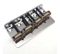 Ponte fisso a 4 corde, 57 mm, selle filettate cromate, per basso jazz, parti di ricambio