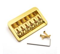 Ponte Fisso Rullo Sella 6 Corde Lega di Zinco Ponte Chitarra 74x45 Millimetri