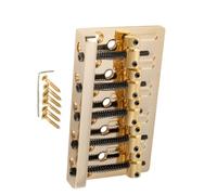 Ponte For Basso A 5 Corde Con Sella In Ottone E Piastra In Acciaio | Design a doppio carico con spaziatura di 17 mm, selle in ottone su piastra in acciaio