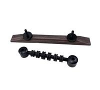 Ponte for basso con rullo regolabile Space Control ~ Base in palissandro adatta for chitarra elettrica For Gret-ch JAZZ(Zwart)